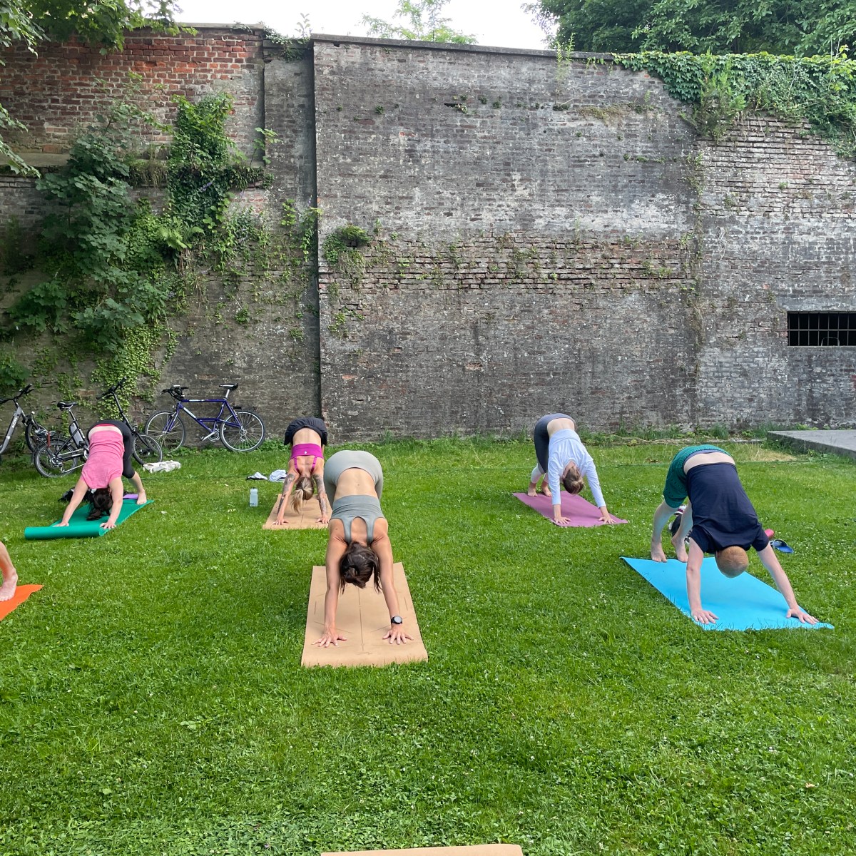 Yoga im Stadtpark